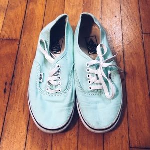 Teal Blue Vans